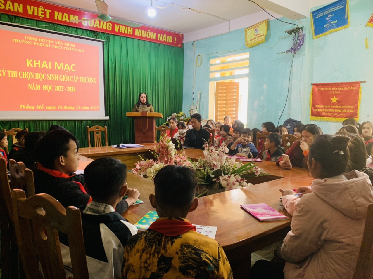 Kỳ thi chọn học sinh giỏi cấp trường năm học 2023-2024